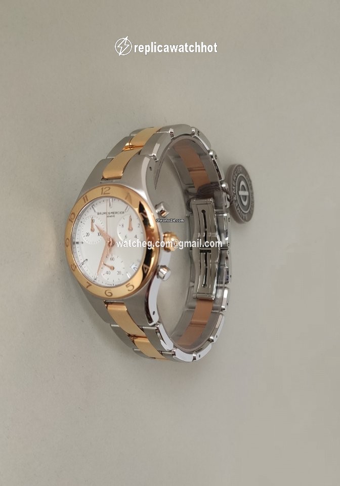 Baume & Mercier Linea Womens watch Quartz Gold Steel M0A10016 3