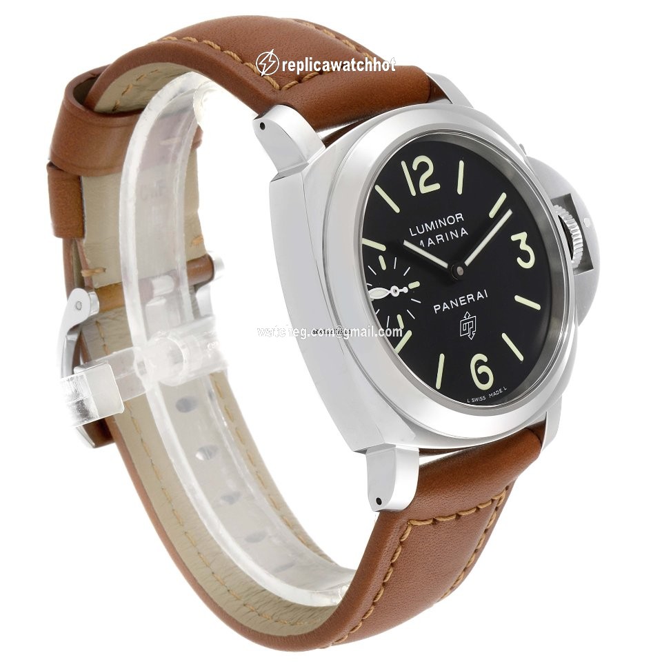 Panerai Luminor Marina Mens watch Unisex Manual winding Steel PAM01005 3