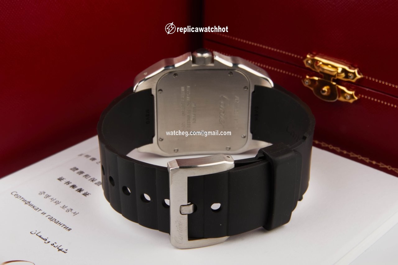 Cartier Santos 100 Mens watch Unisex Automatic Steel W20121U2 3