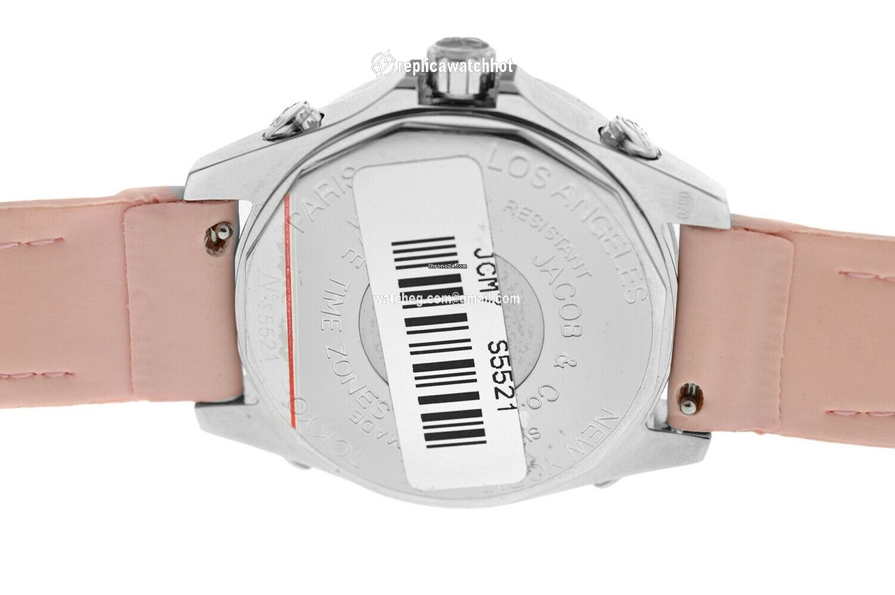 Jacob & Co. Five Time Zone Quartz Steel JCM-7 3