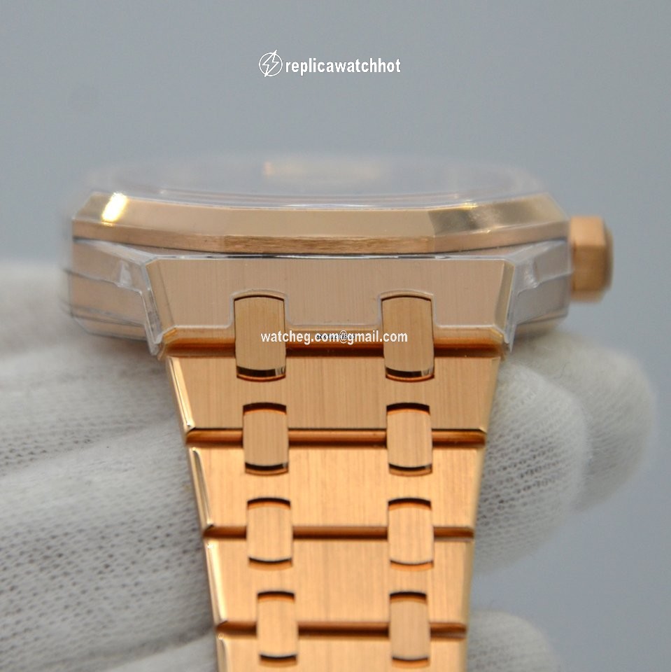 Audemars Piguet Royal Oak Lady Womens watch Automatic Rose gold 15451OR.ZZ.1256OR.02 3