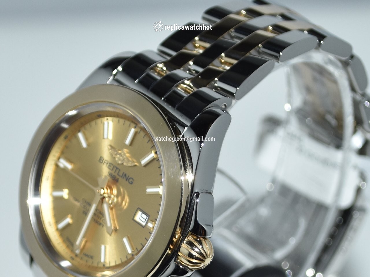 Breitling Galactic 32 Womens watch Quartz Gold Steel C71330121A1C1 3