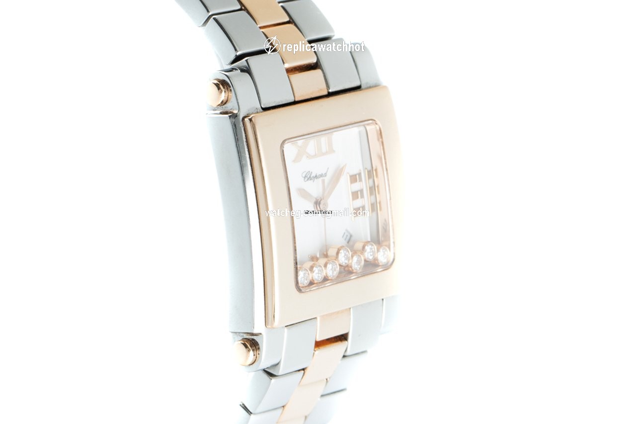 Chopard Happy Sport Womens watch Quartz Gold Steel 278498-9001 3