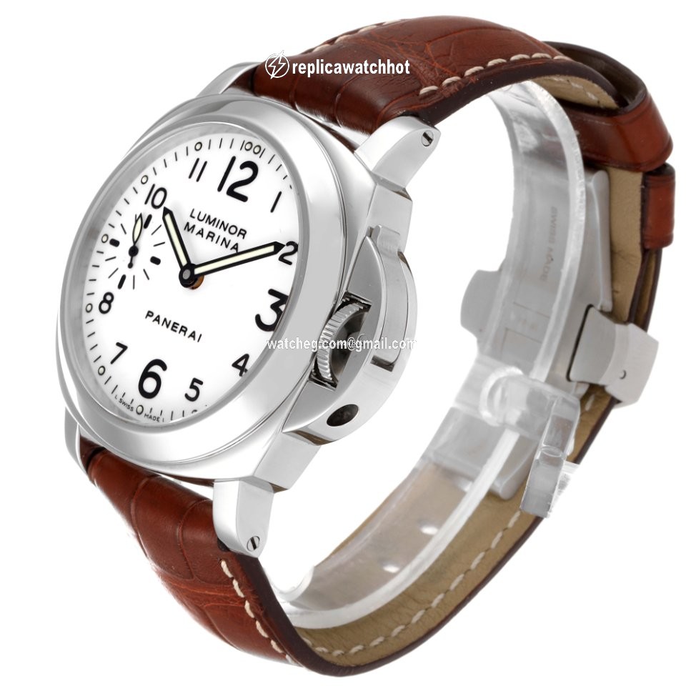 Panerai Luminor Marina Mens watch Unisex Manual winding Steel PAM00113 3