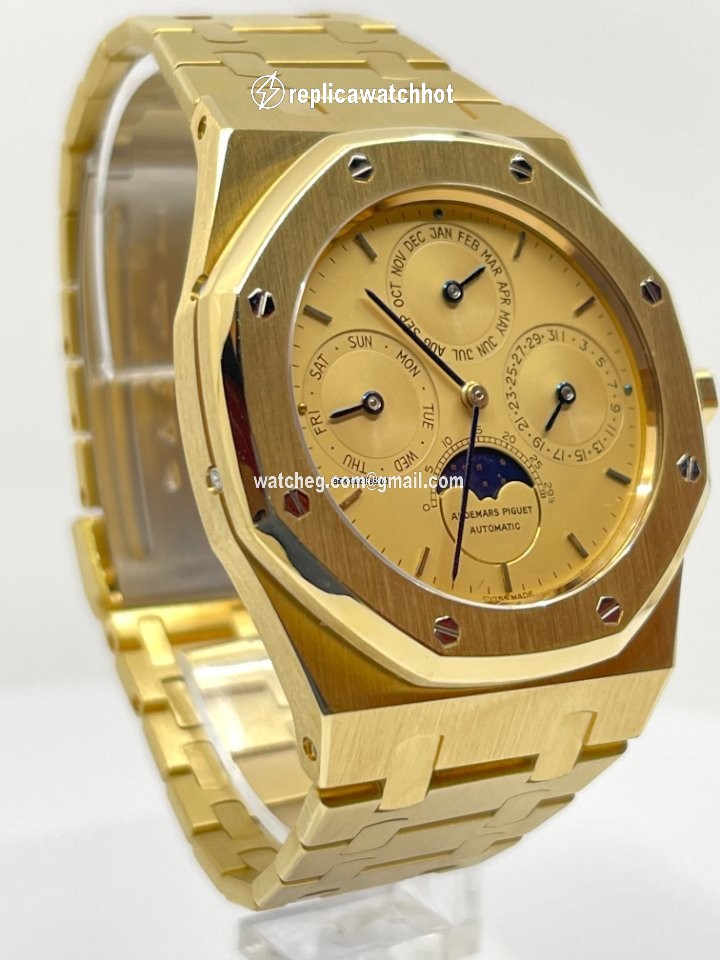 Audemars Piguet Royal Oak Perpetual Calendar Mens watch Unisex Automatic Yellow gold 25654BA 3