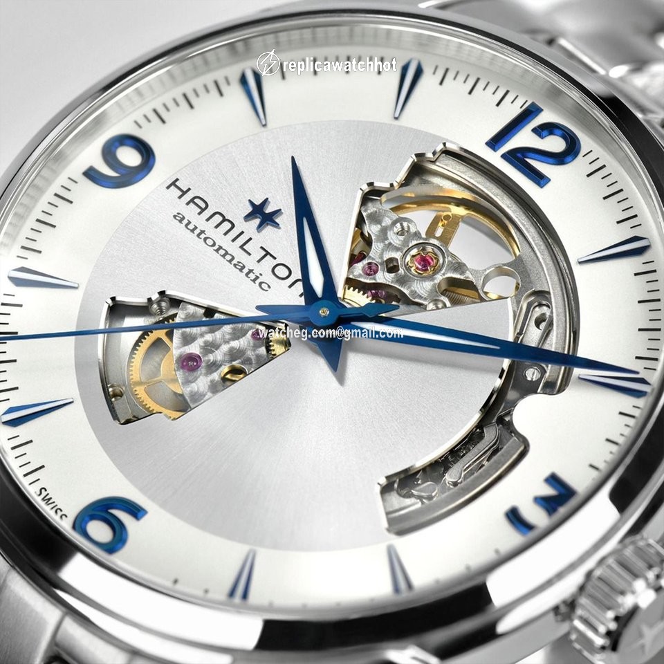 Hamilton Jazzmaster Open Heart Mens watch Unisex Automatic Steel H32705152 3