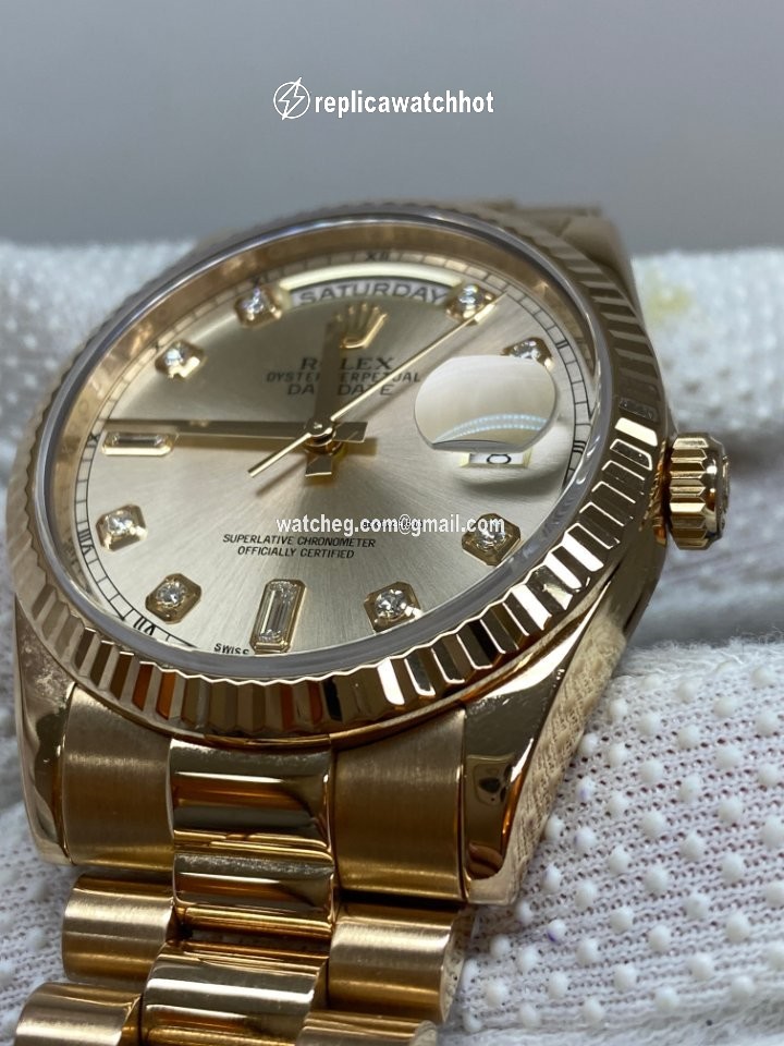 Rolex Day-Date 36 Mens watch Unisex Rose gold Automatic 118235A 3