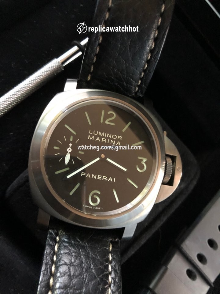 Panerai Luminor Marina Mens watch Unisex Manual winding Titanium PAM 00177 3