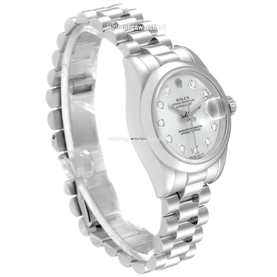 Rolex Lady-Datejust Womens watch Platinum Automatic 179166 3