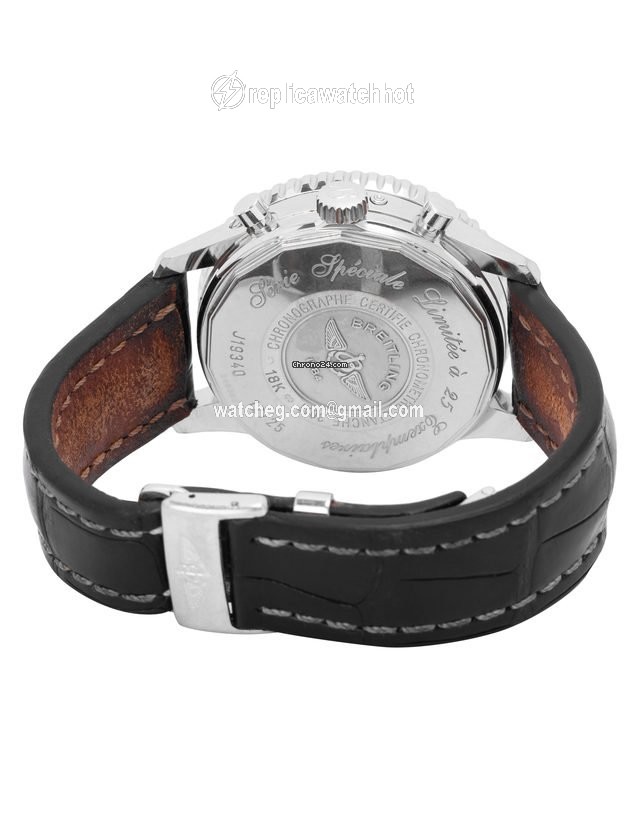 Breitling Montbrillant Olympus Mens watch Unisex Automatic White gold J19340 3