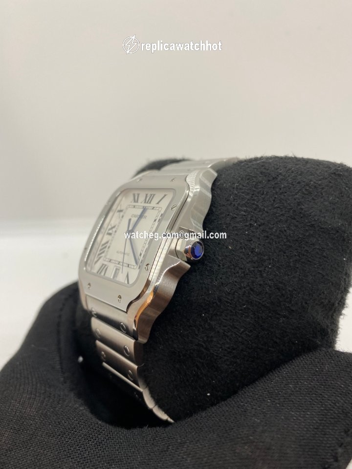 Cartier Santos Mens watch Unisex Automatic Steel WSSA0018 3