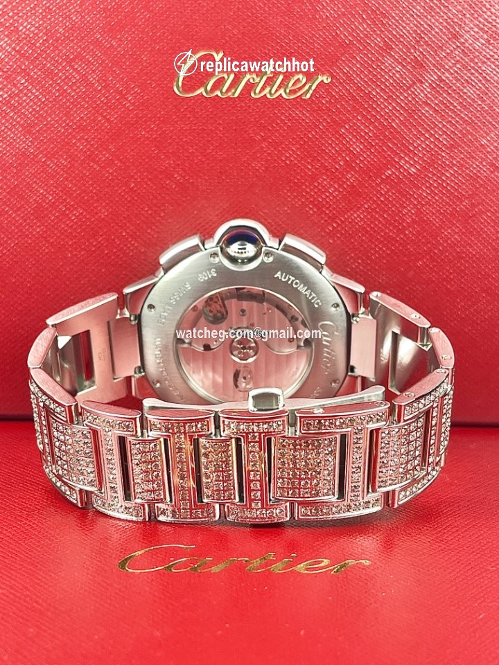 Cartier Ballon Bleu 44mm Mens watch Unisex Automatic Steel W6920025 3