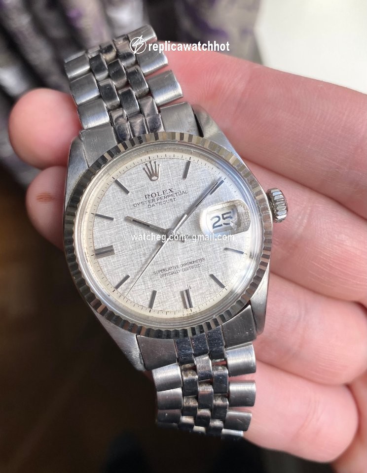 Rolex Datejust 36 Mens watch Unisex Steel Automatic Datejust 1601 3