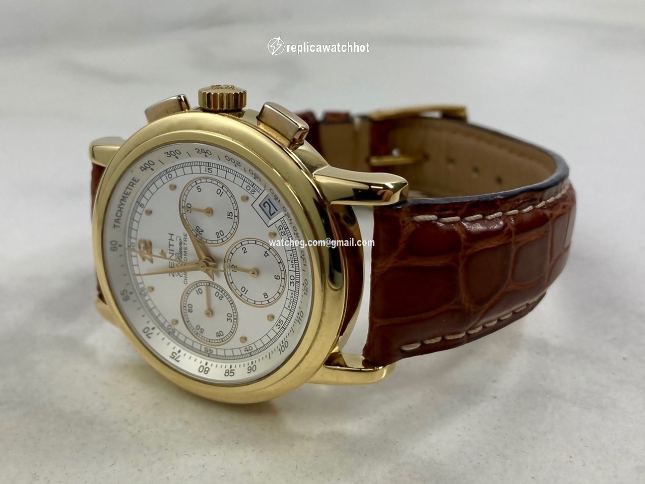 Zenith El Primero Mens watch Unisex Automatic Yellow gold 30.0380.400 3