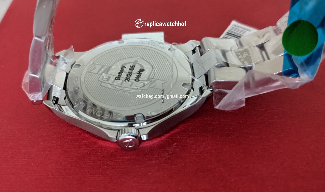 Baume & Mercier Clifton Mens watch Unisex Quartz Steel 10412 3