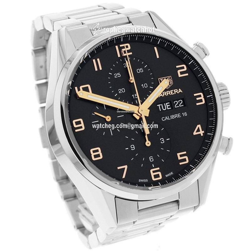 TAG Heuer Carrera Calibre 16 Mens watch Unisex Automatic Steel CV2A1AB.BA0738 3