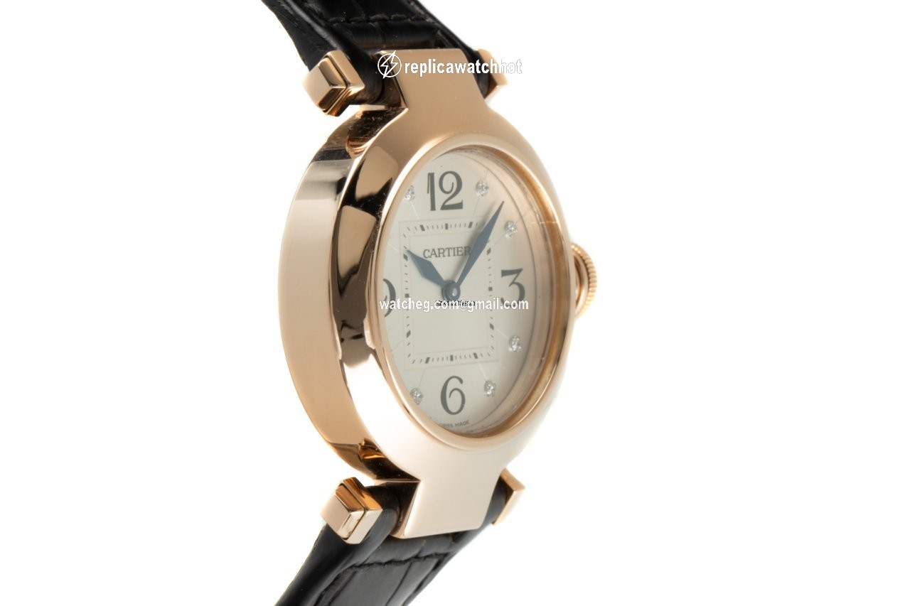 Cartier Pasha Womens watch Quartz Red gold 2812 3