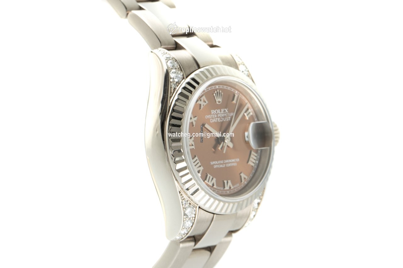 Rolex Lady-Datejust Womens watch White gold Automatic 179239 3