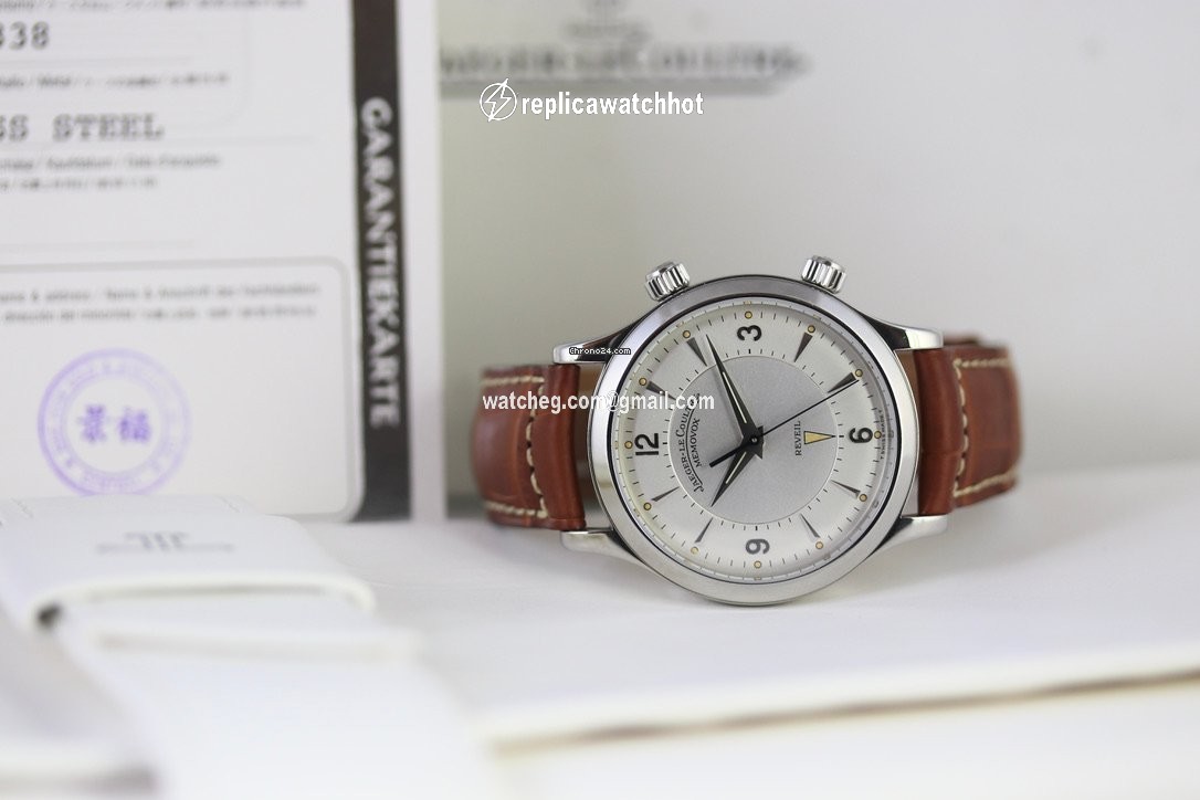 Jaeger-LeCoultre Master Memovox Mens watch Unisex Manual winding Steel 144.8.94 3