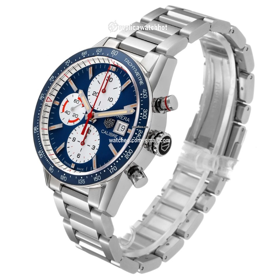 TAG Heuer Carrera Calibre 16 Mens watch Unisex Automatic Steel CV201AR.BA0715 3