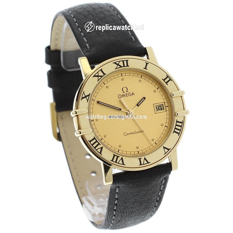 Omega Constellation Quartz Mens watch Unisex Yellow gold 1611.10.00 3