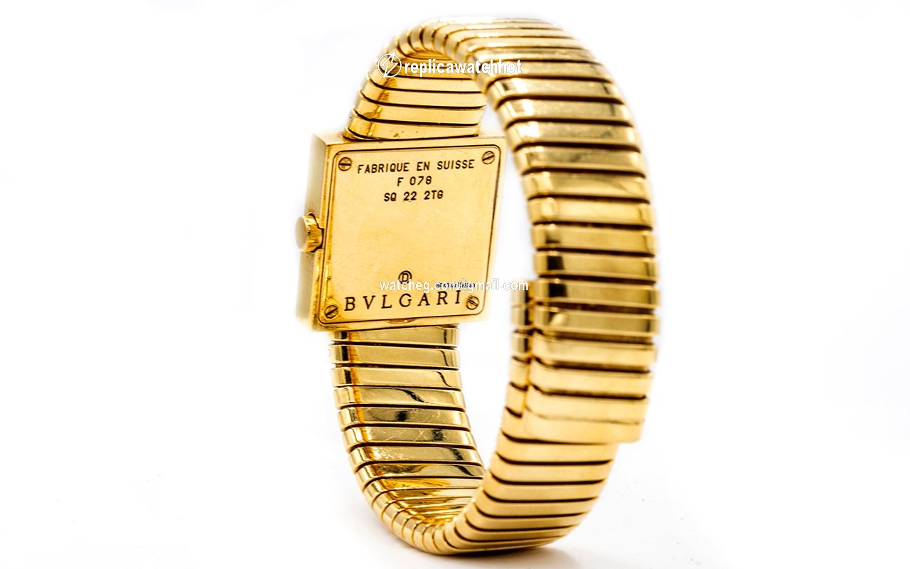 Bulgari Quadrato Womens watch Quartz Yellow gold SQ222TG 3