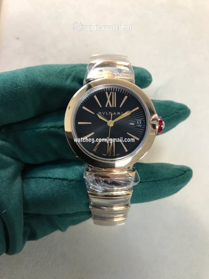 Bulgari Lucea Womens watch Automatic Gold Steel 102192 LU33BSPGSPGD 3