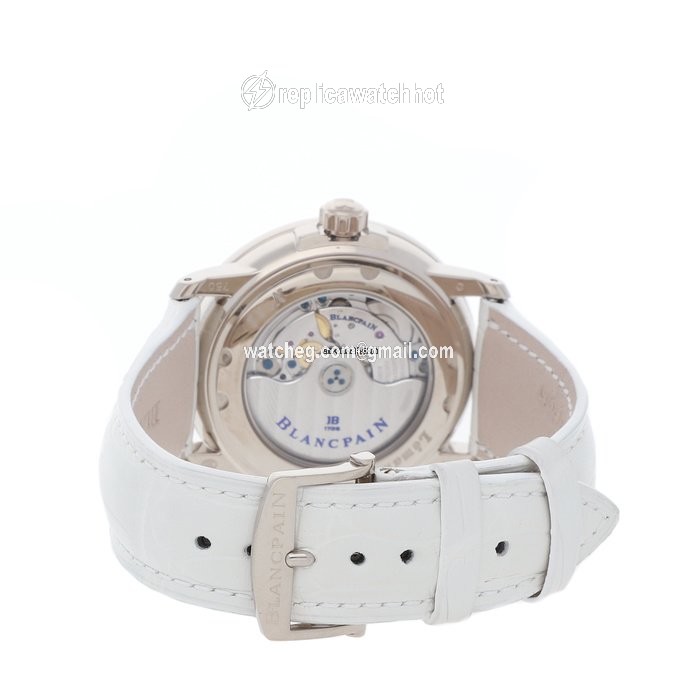 Blancpain Leman Womens watch Automatic White gold 2850-3554-55B 3