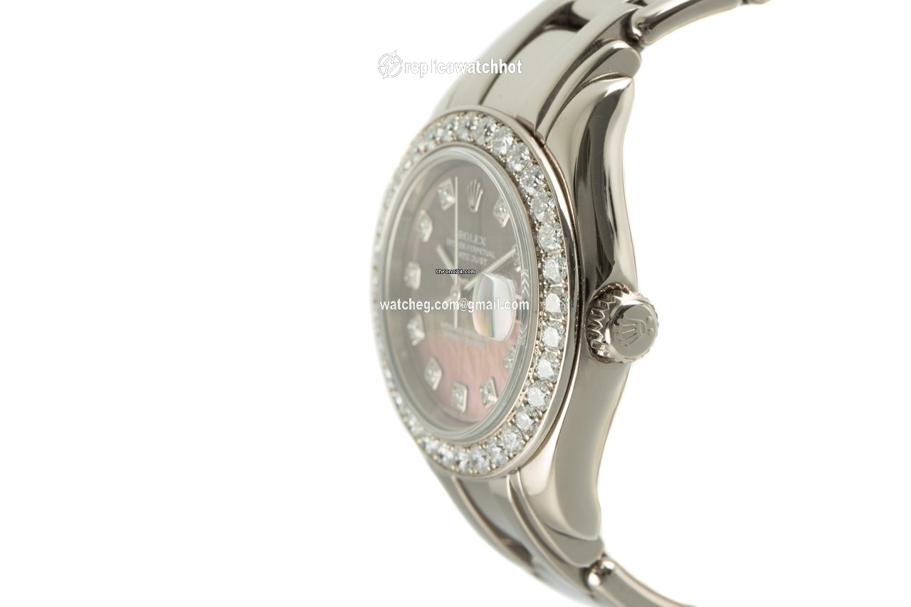 Rolex Lady-Datejust Pearlmaster Womens watch White gold Automatic 80299 3