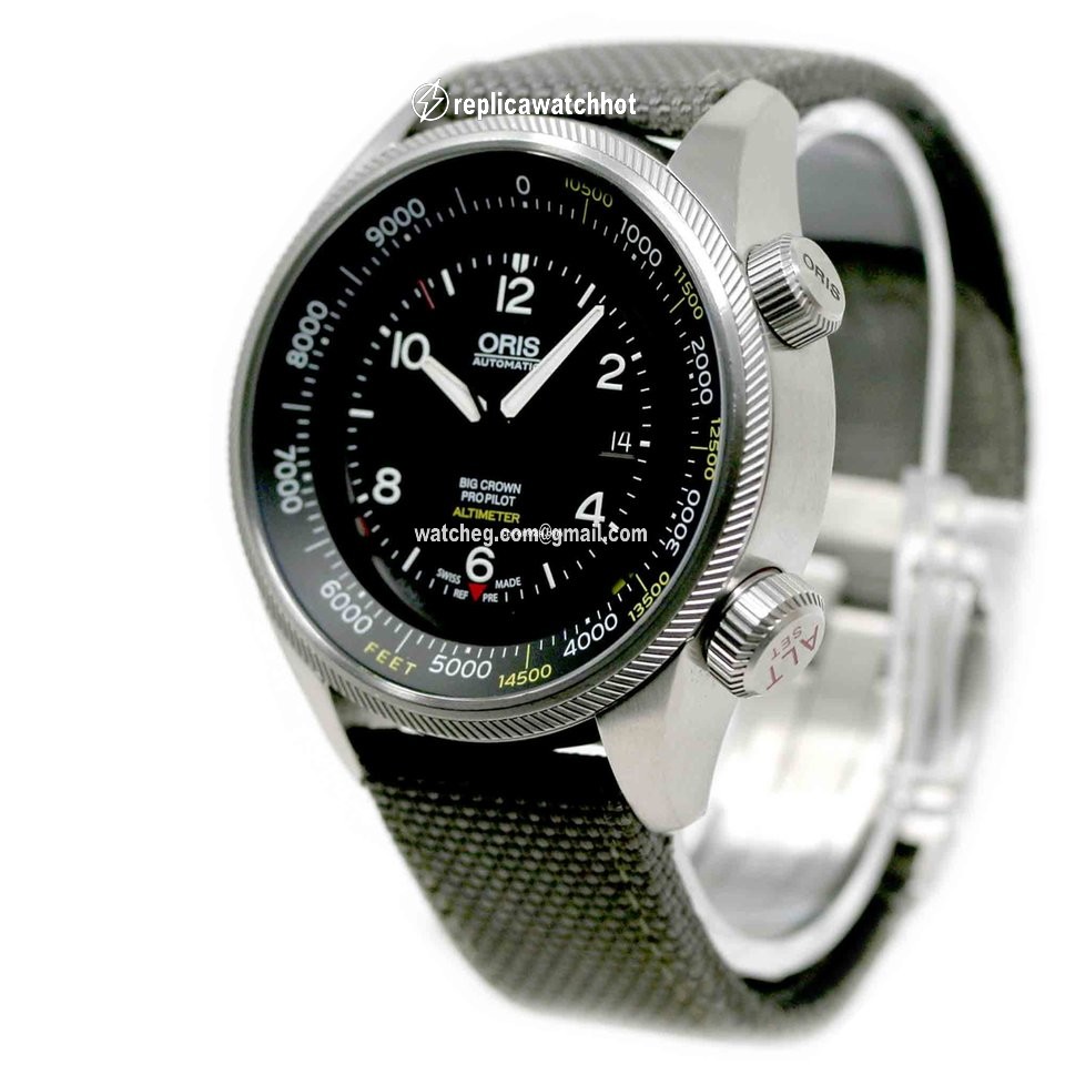 Oris Big Crown ProPilot Altimeter Mens watch Unisex Automatic Steel 01 733 7705 4134-Set 5 23 17FC 3