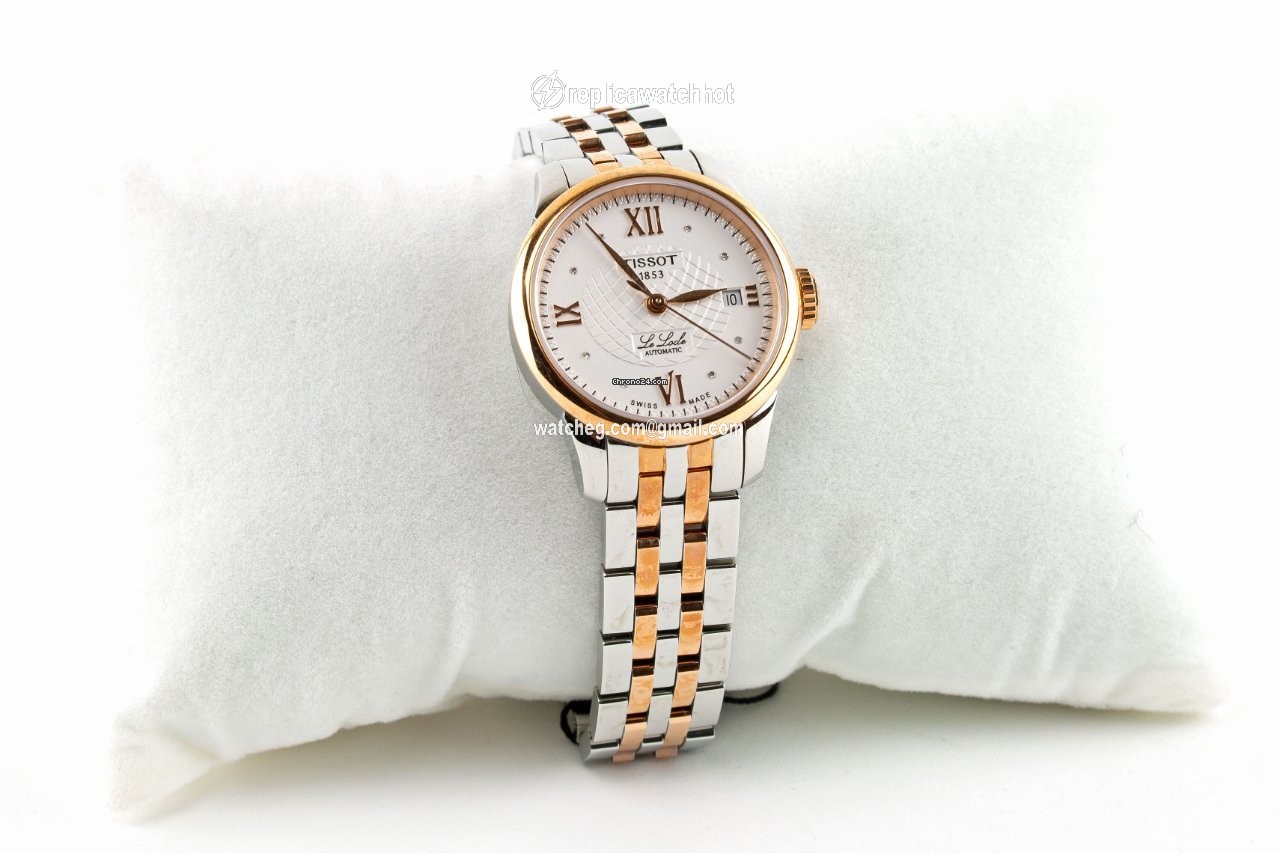 Tissot Le Locle Womens watch Automatic Gold Steel T41218316 3