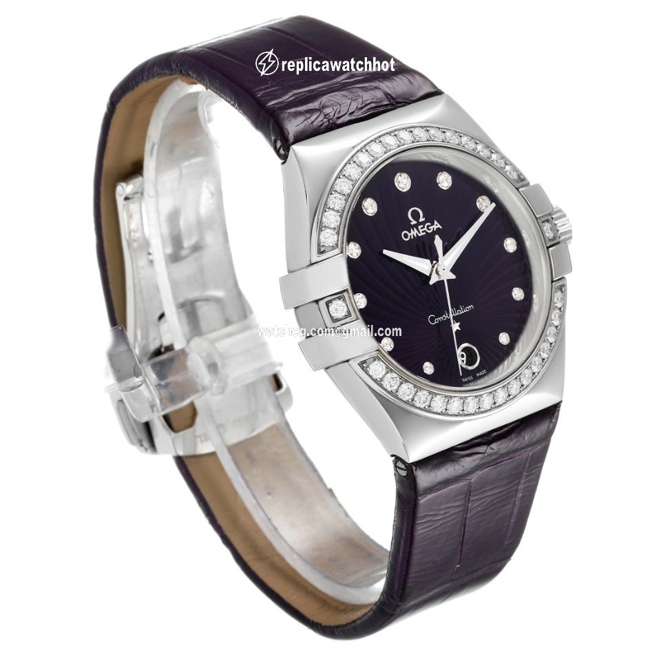 Omega Constellation Quartz Womens watch Quartz Steel 123.18.35.60.60.001 3