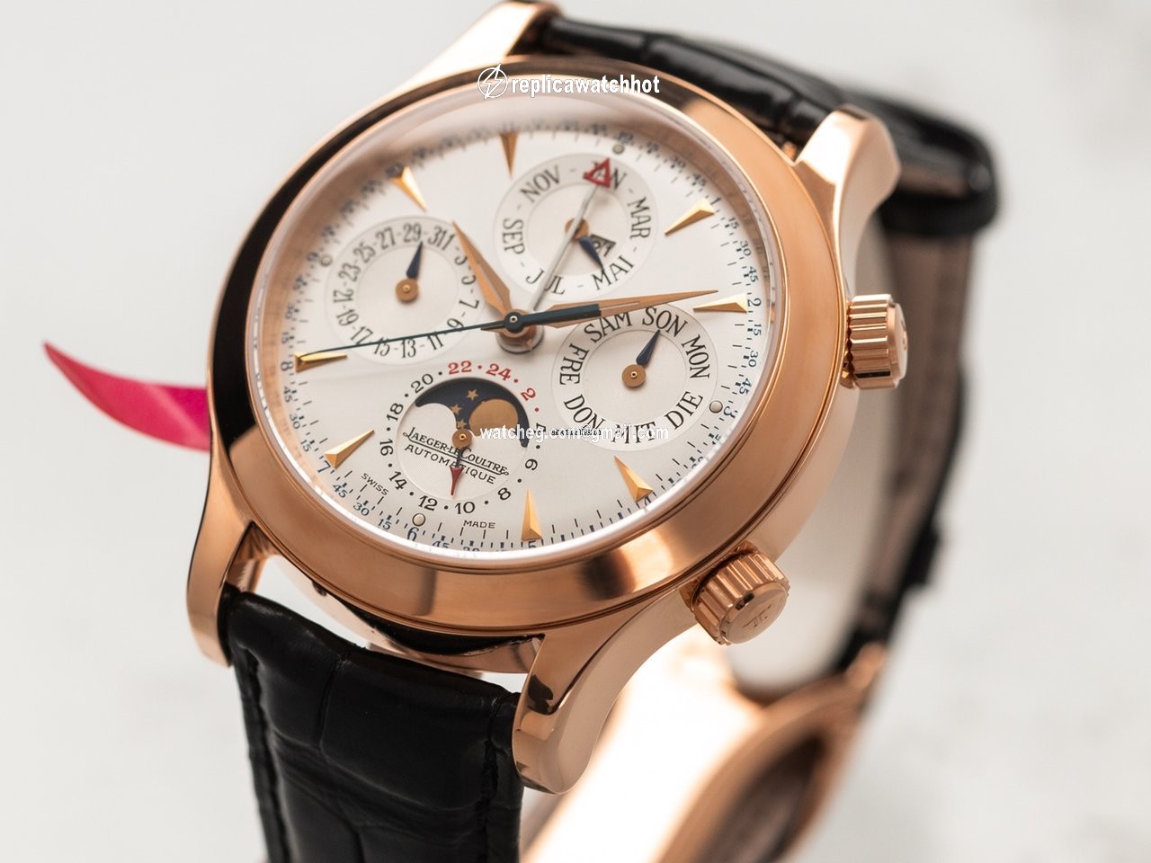 Jaeger-LeCoultre Master Memovox Mens watch Unisex Automatic Rose gold 146.2.95 3