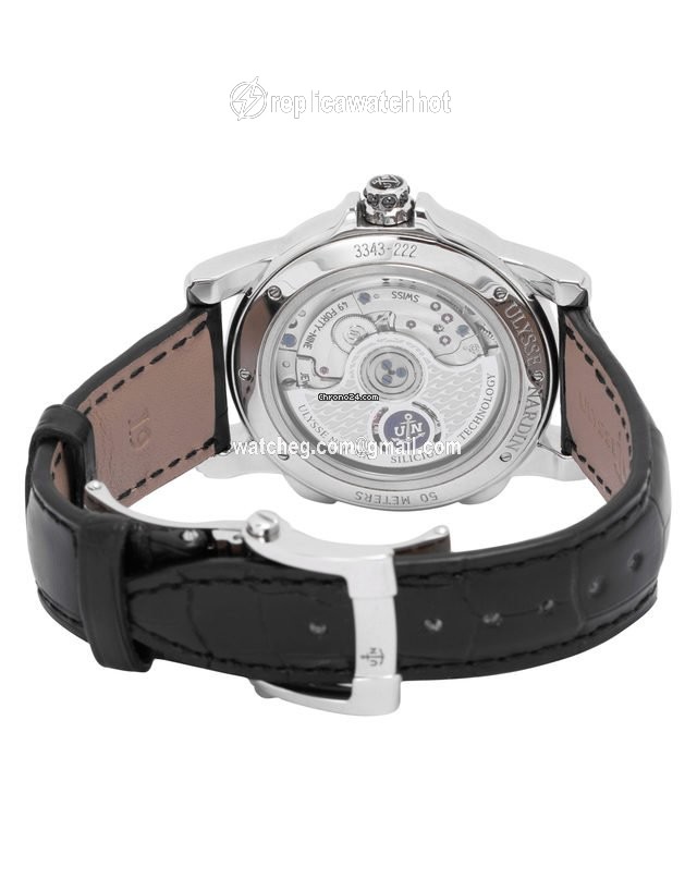 Ulysse Nardin Dual Time Womens watch Automatic Steel 3343-222 30-02 3