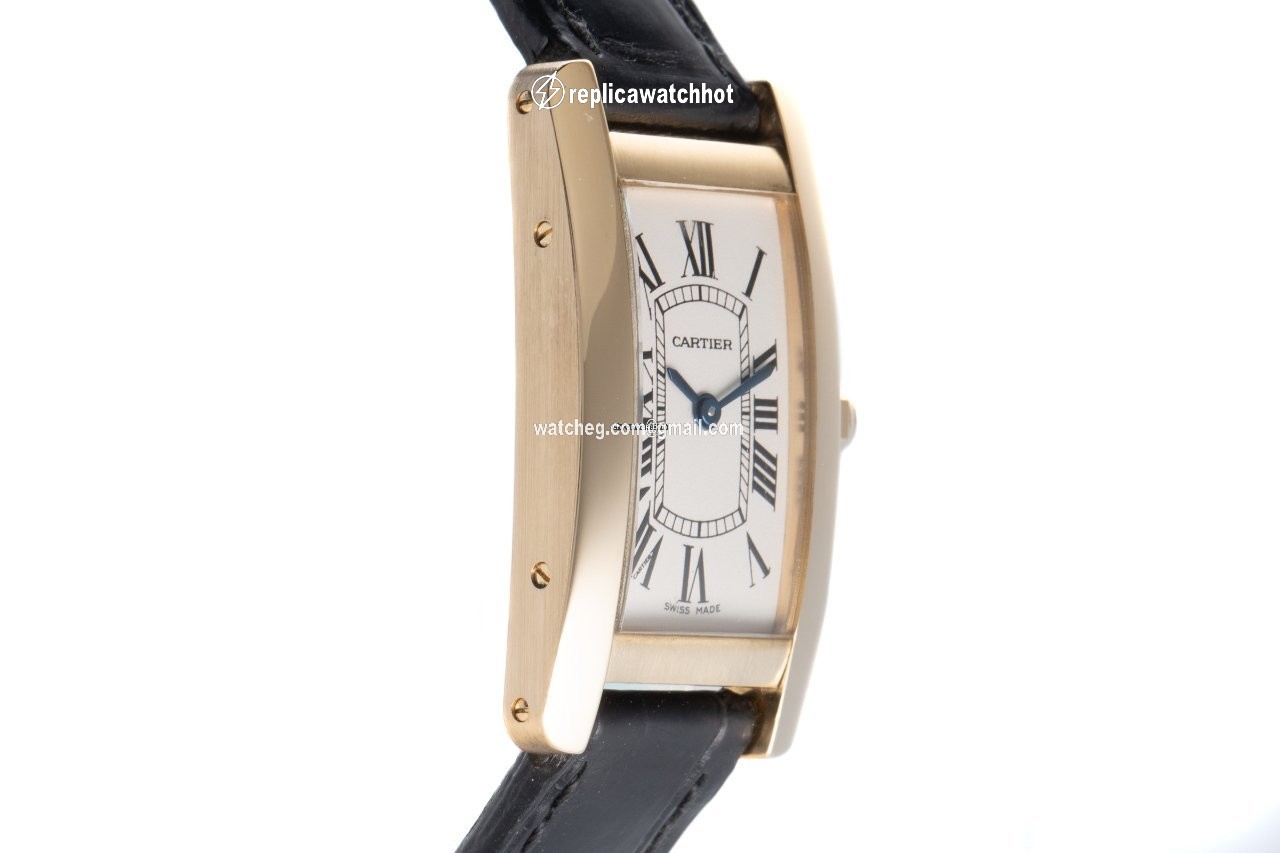 Cartier Tank Americaine Womens watch Quartz Yellow gold 2482 3