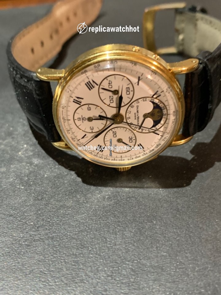 Baume & Mercier Mens watch Unisex Manual winding Yellow gold 6102.099 3