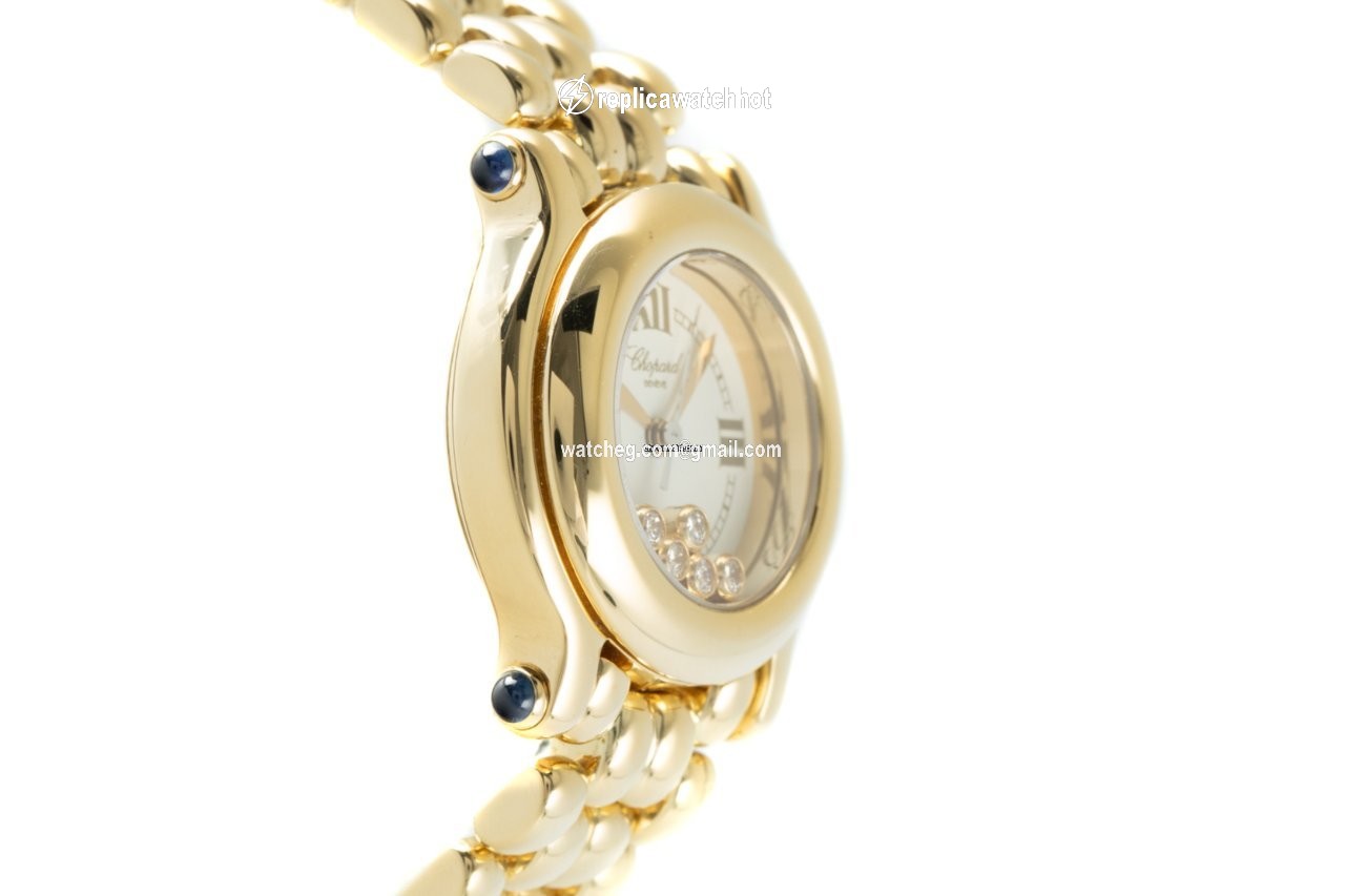 Chopard Happy Sport Womens watch Quartz Yellow gold 27 6150-23 3