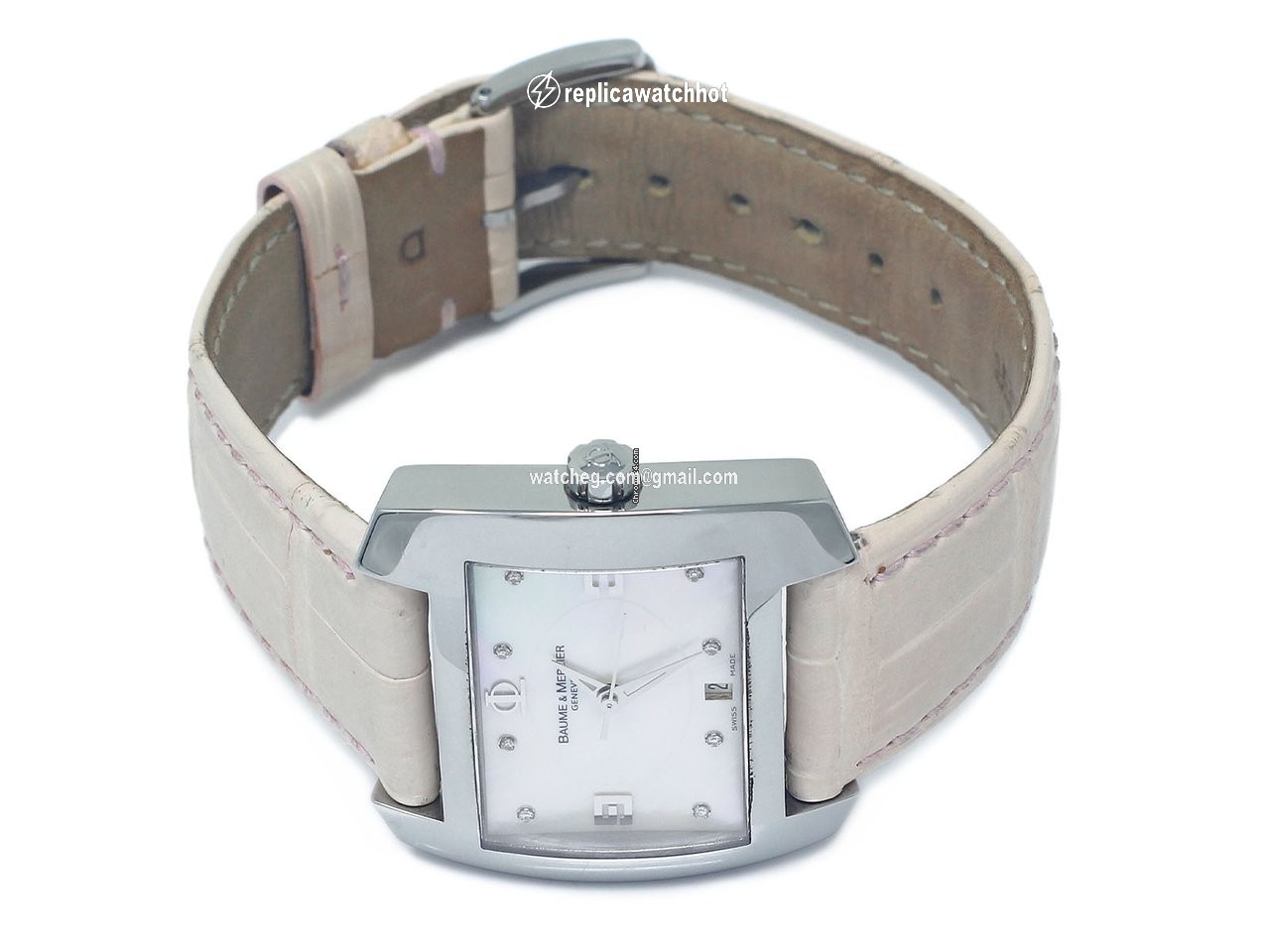 Baume & Mercier Hampton Womens watch Quartz Steel 3752429 3