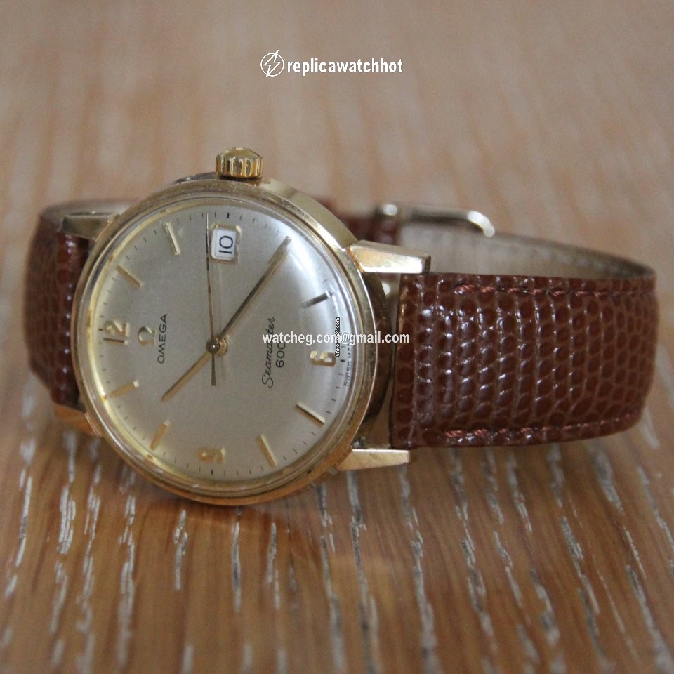 Omega Seamaster Mens watch Unisex Manual winding Yellow gold 136.011 3