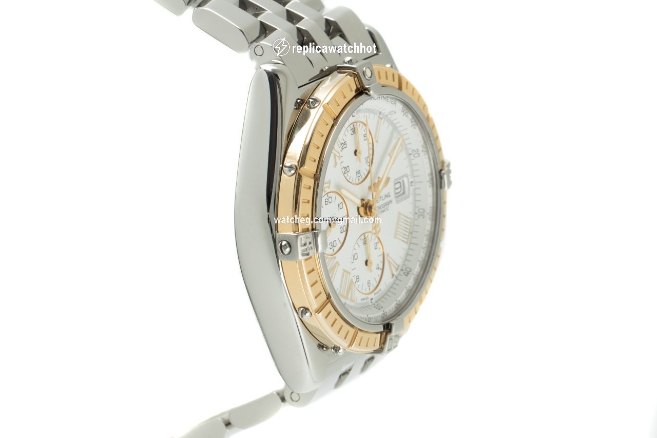 Breitling Crosswind Racing Mens watch Unisex Automatic Gold Steel D13055 3