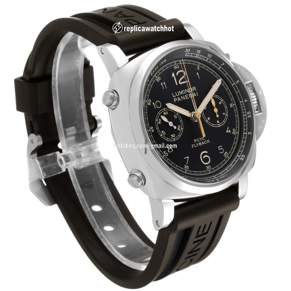 Panerai Luminor 1950 3 Days Chrono Flyback Mens watch Unisex Automatic Steel PAM00653 3