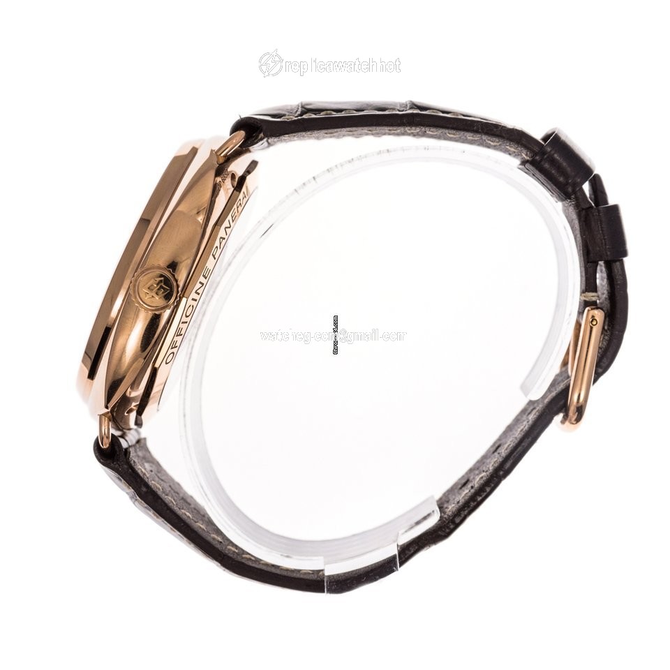 Panerai Radiomir 3 Days GMT Mens watch Unisex Manual winding Rose gold PAM 421 3