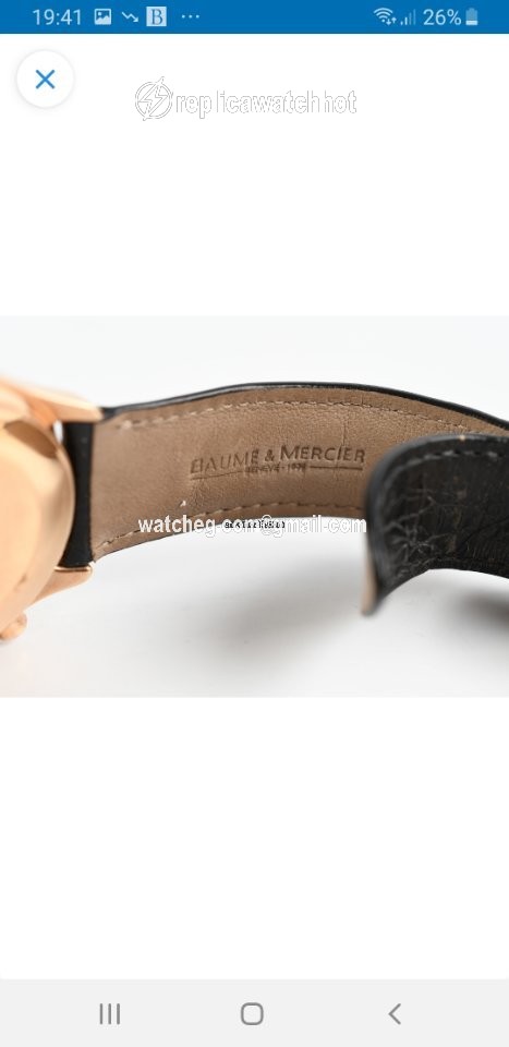 Baume & Mercier Mens watch Unisex Automatic Rose gold MV045149 3