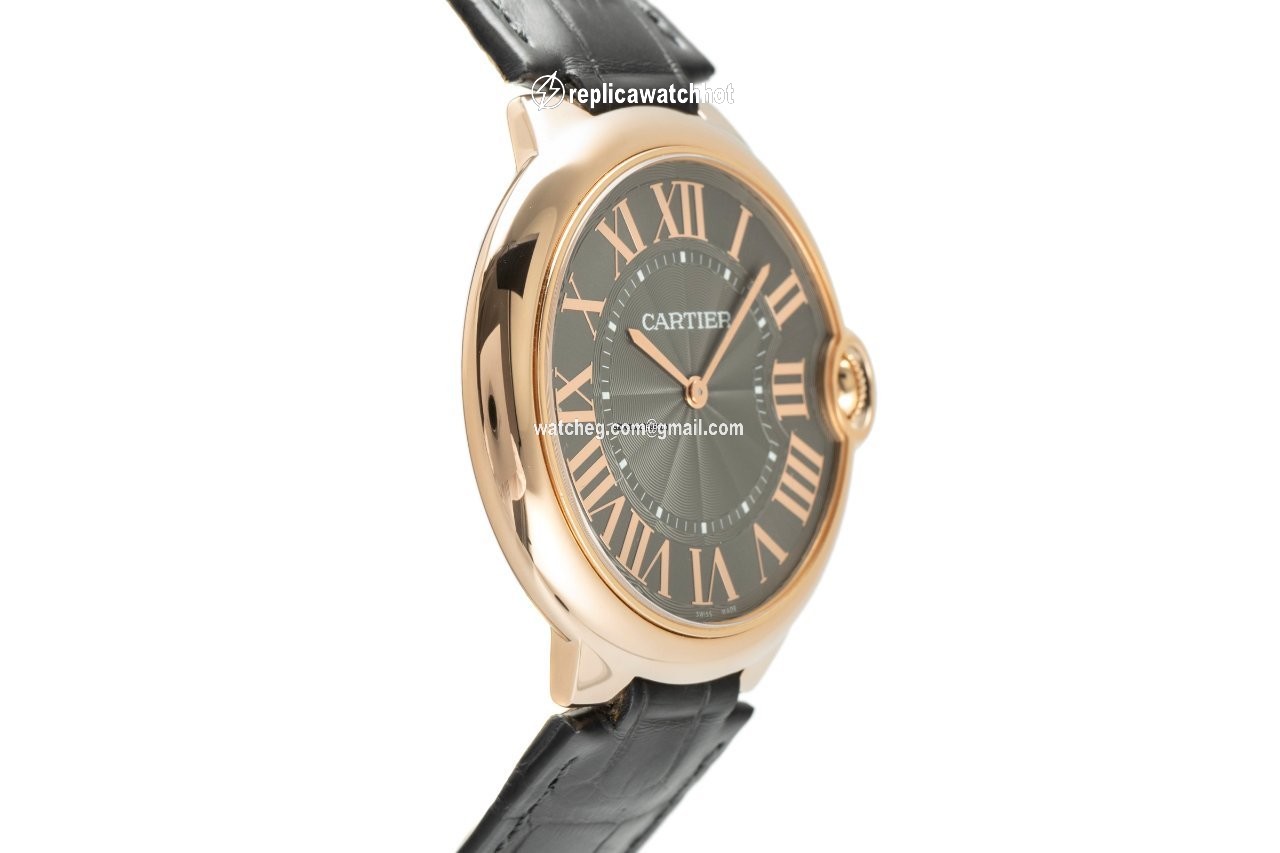 Cartier Ballon Bleu Mens watch Unisex Manual winding Red gold 3661 3
