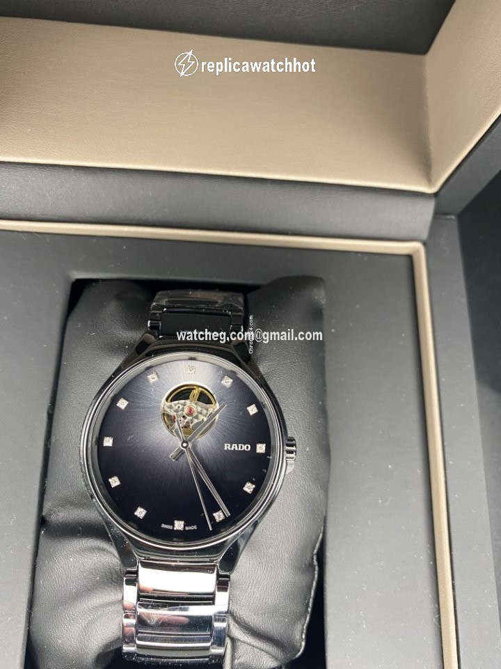 Rado True Mens watch Unisex Automatic Ceramic R27107732 3