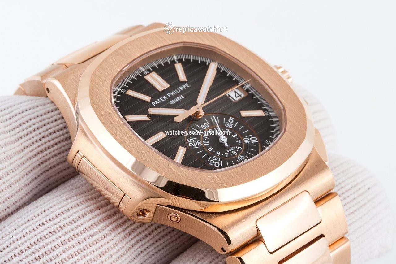 Patek Philippe Nautilus Mens watch Unisex Automatic Rose gold 5980 1R-001 3