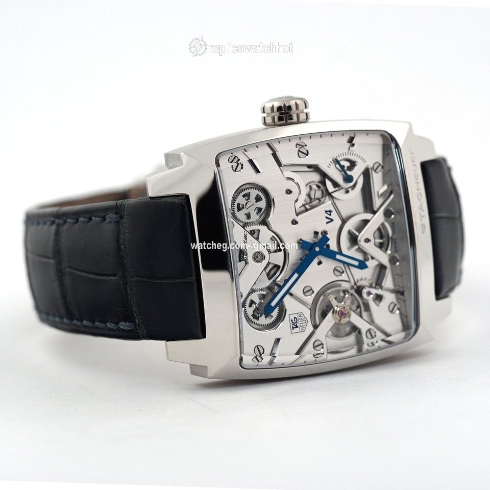 TAG Heuer Monaco V4 Mens watch Unisex Automatic Platinum WAW2170.FC6261 3