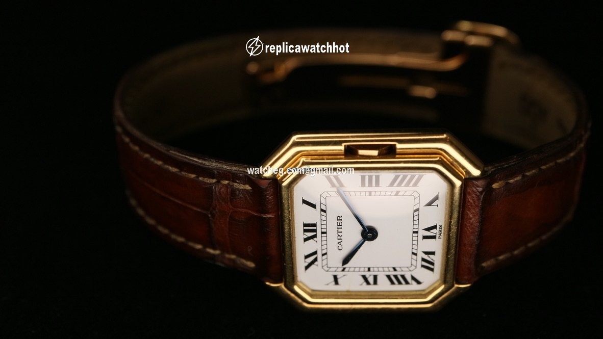 Cartier Mens watch Unisex Manual winding Yellow gold 780992616 3