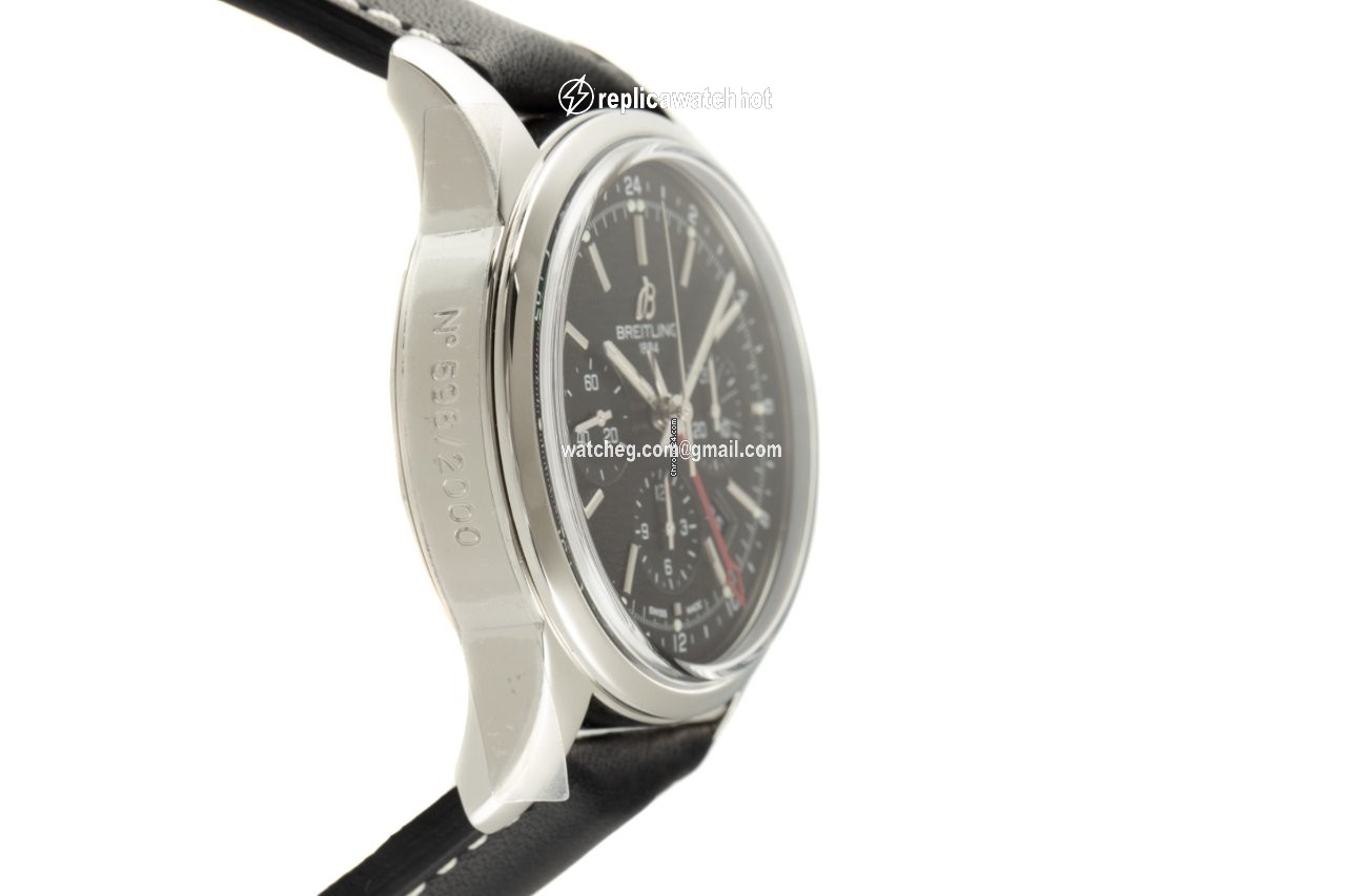 Breitling Transocean Chronograph GMT Mens watch Unisex Automatic Steel AB045112 BC67 3