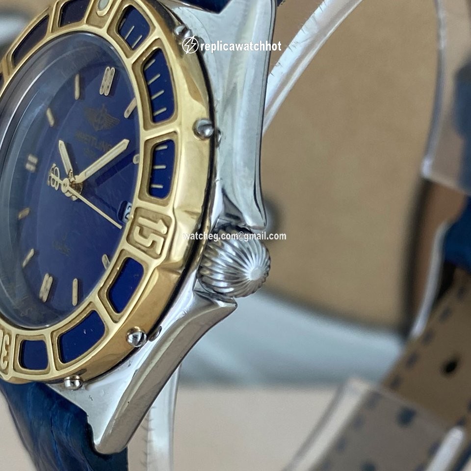 Breitling Lady J Quartz Gold Steel D52064 3